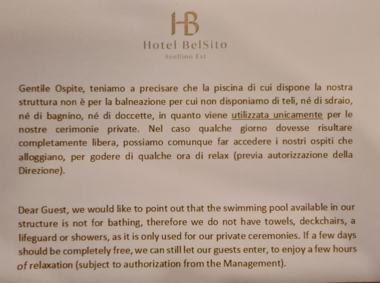Bel Sito Hotel Due Torri Manocalzati Exterior photo
